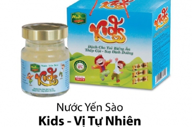 NƯỚC YẾN SÀO KIDS CHO BÉ XÁCH 6 LỌ