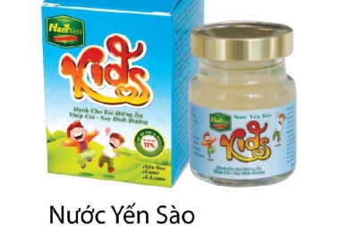 NƯỚC YẾN SÀO CAO CẤP BỔ SUNG DINH DƯỠNG BÉ PHÁT TRIỂN KHỎE MẠNH
