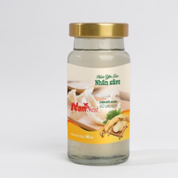 Nước Yến Sào Nhân Sâm 140ml