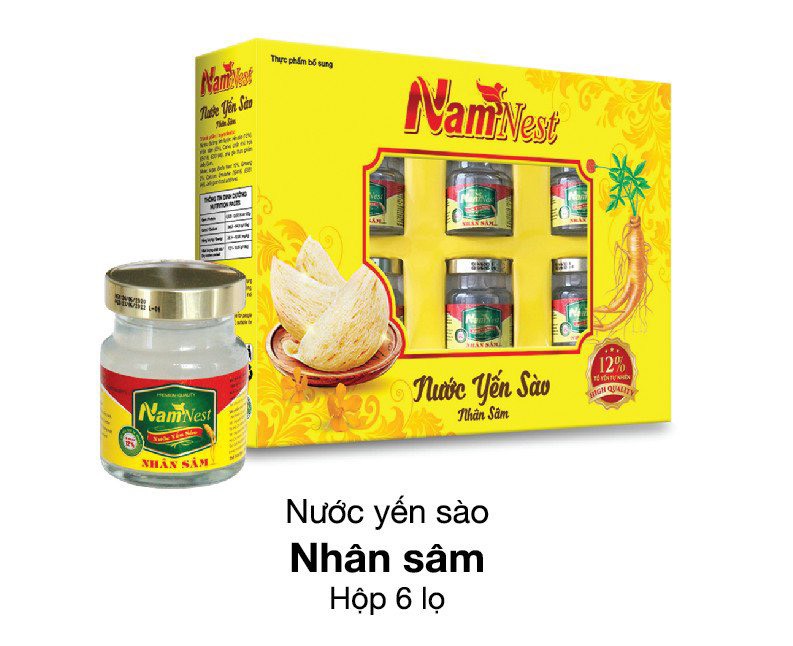 Nước Yến Sào Nhân Sâm